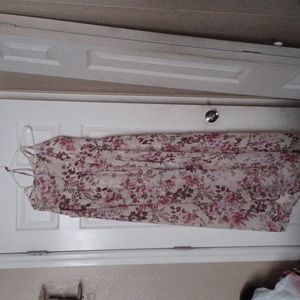 Plus size floral rompers dress  with shorts under